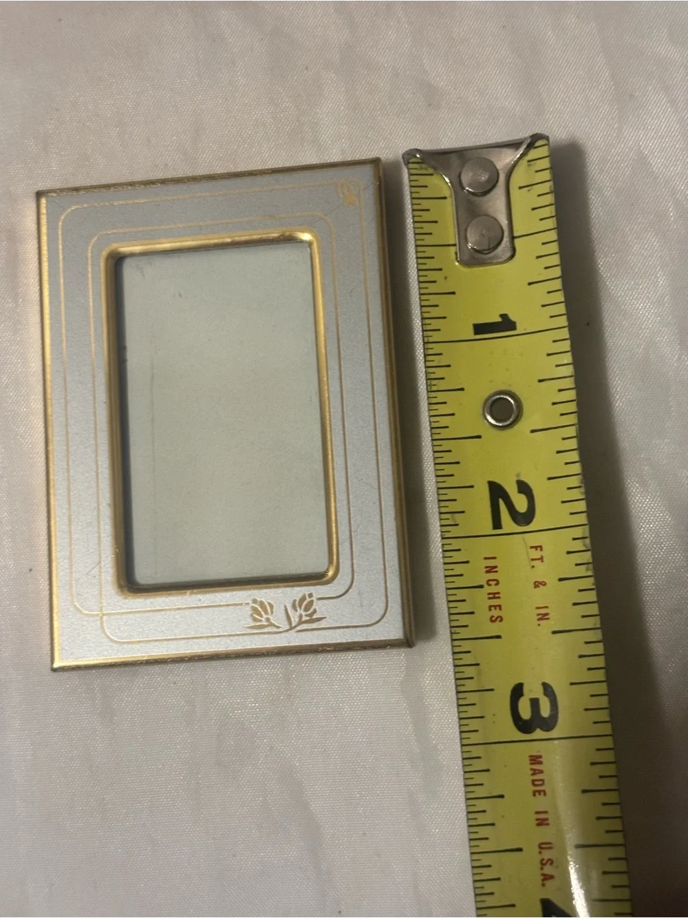Gold and Gray Art Deco Mini Photo Frame